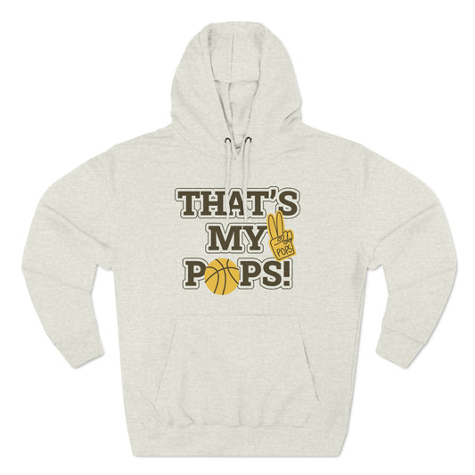 Three-Panel Fleece Hoodie