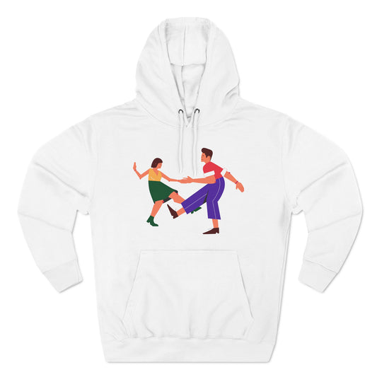 Three-Panel Fleece Hoodie