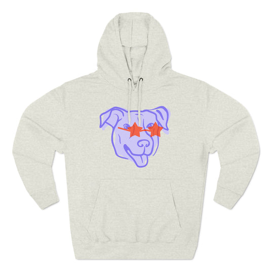 Three-Panel Fleece Hoodie