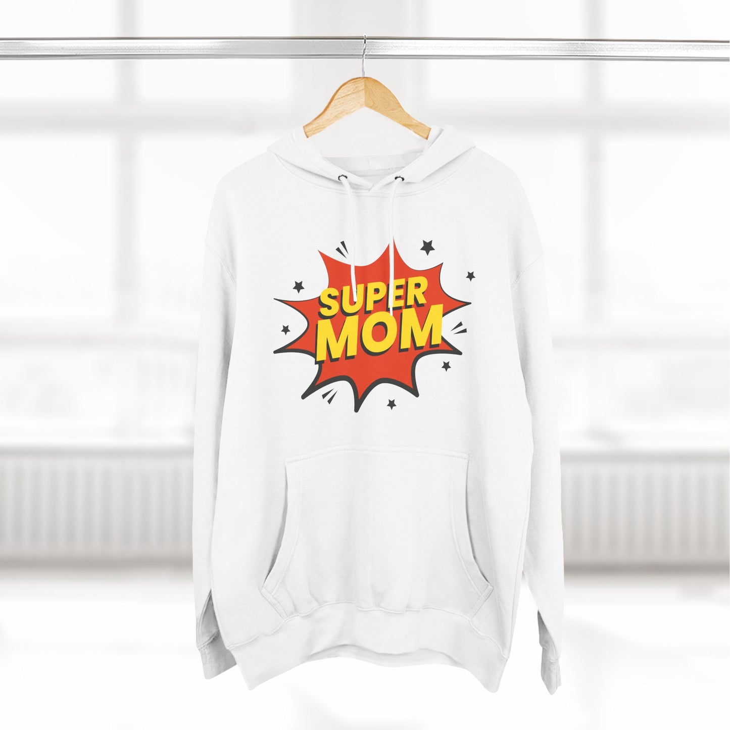 Three-Panel Fleece Hoodie
